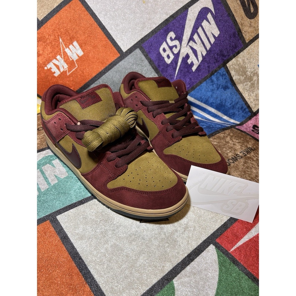 Nike SB Dunk Low Pro Dark Team Red Burgundy Crush Mens 13 HQ1625-600